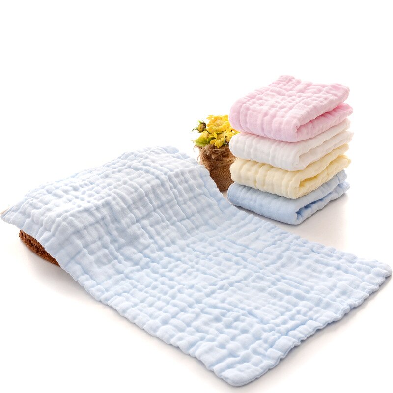 25*45Cm 100% Gaas Katoenen Baby Zakdoek Vierkante Handdoek Mousseline Katoen Baby Gezicht Handdoek Veeg Doek Sussen Handdoek: 07