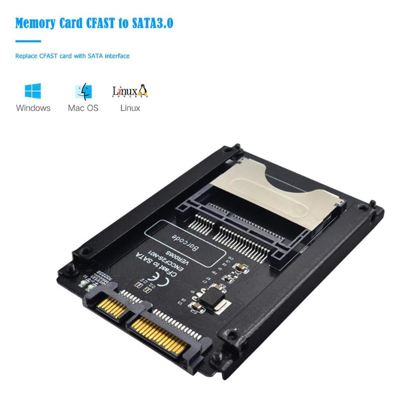 CFAST to SATA 3.0 HDD Adapter Card SATA Computer 22 Pin Hard Disk Case CFAST memory Card Reader industrial equipment test