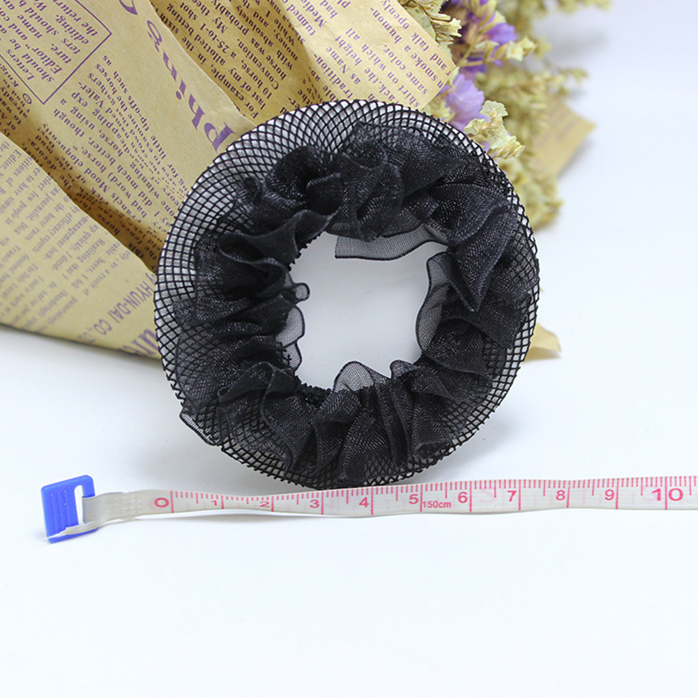 Dot fille femmes chignon couverture Snood filet à cheveux filets Latin Ballet danse patinage Crochet Snoods cheveux accessoires