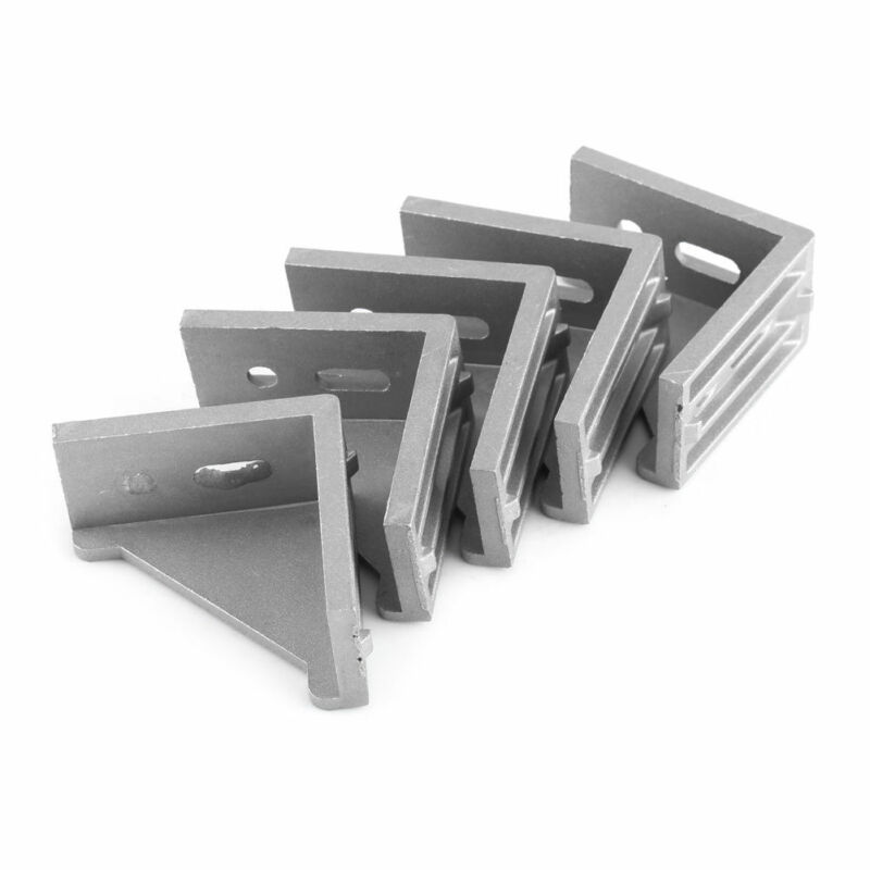 5/10pcs corner fitting corner aluminum connector bracket fastener 3030 4040 2028 3060 series industrial aluminum profile