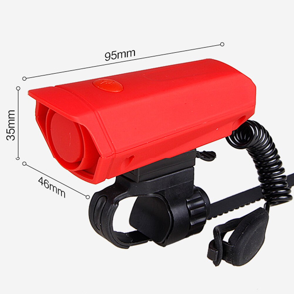 Fiets fietsstuur elektrische bel led licht fietsen regendicht luide claxon ring fietstoeter sirene alarmbel ridi accessoires