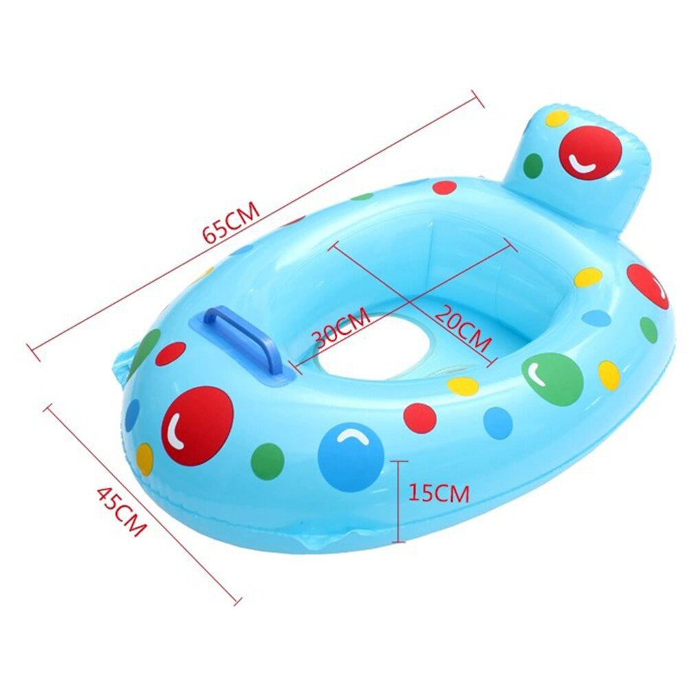 Portable Inflatable Swimming Circles Kids Baby Safety Swimming Seat Swim Ring Pool Beach Floating Boat 2-5 Year Old Kids