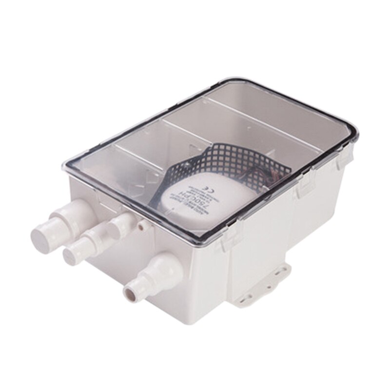 12/24V 600GPH système de pompe de puisard de douche cale automatique/boîte de vidange pour bateau