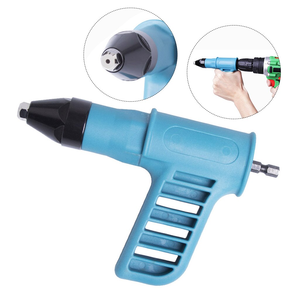 Accessories With Handle 2.4mm 4.0mm 4.8mm Conversion Tool Insert Nut Power Durable Cordless Drill Pull Electric Rivet Adapter