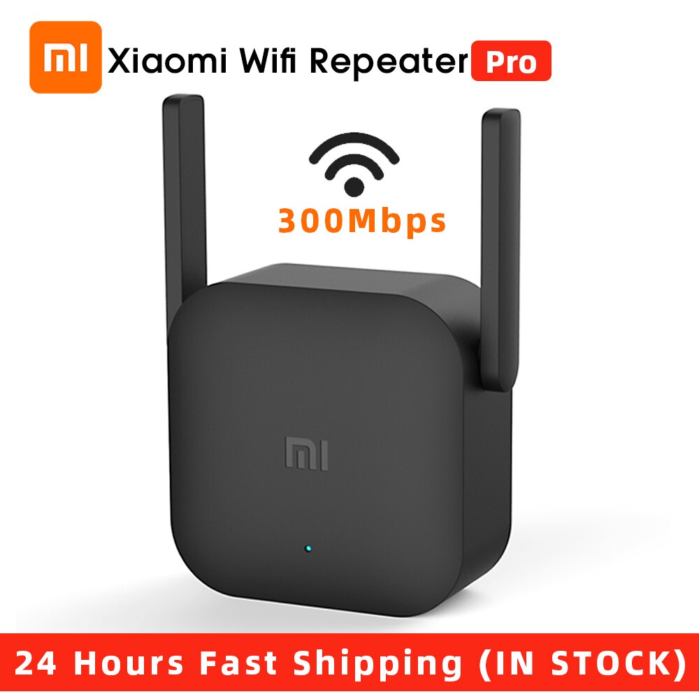 Xiaomi WiFi Verstärker Profi 300Mbps Mi Verstärker Netzwerk Expander Router Verlängerung Roteador 2 Antenne WiFi Verlängerung Signal Booster