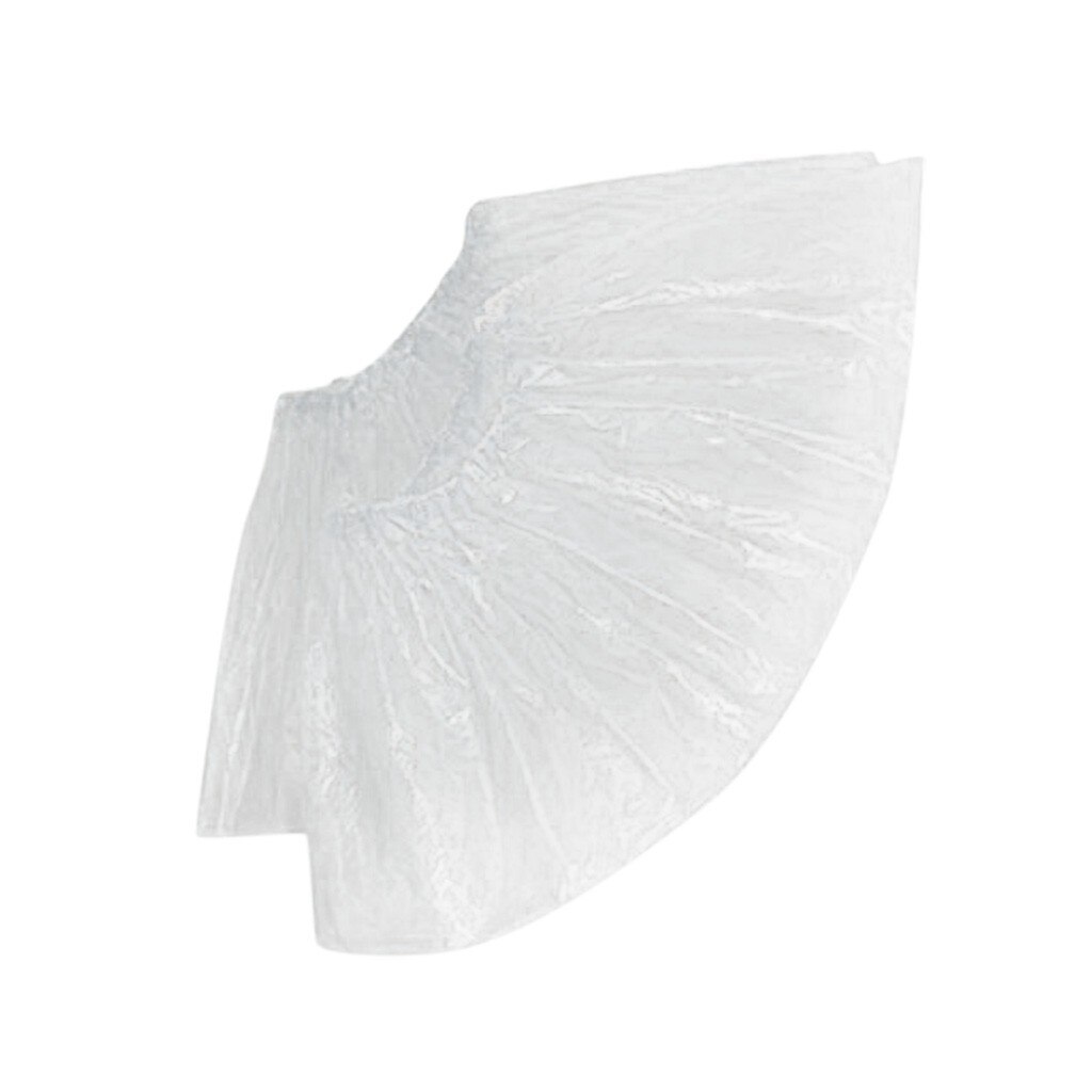 100/200pc copriscarpe protettivo copriscarpe in plastica impermeabile copriscarpe antiscivolo per escursionismo antipioggia per esterni addensare 15x40cm # SRN: WH