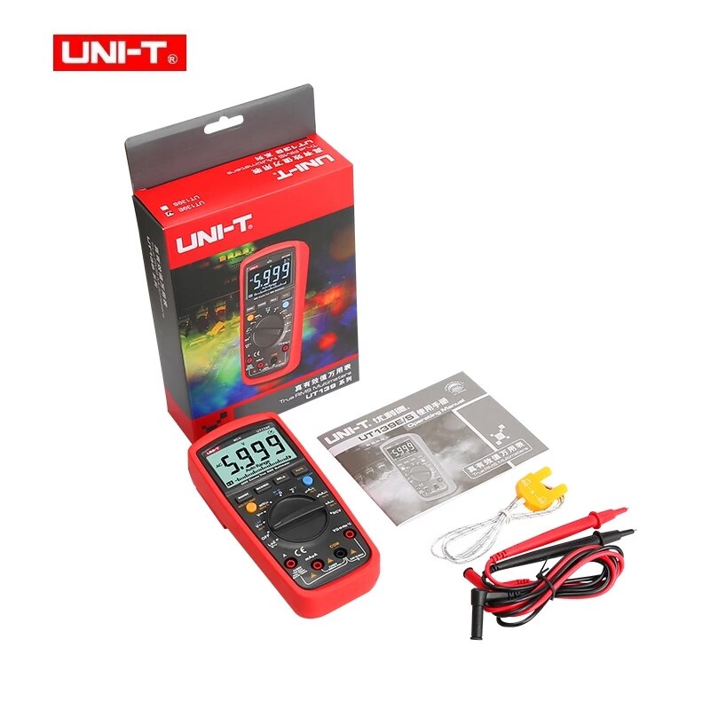 UNI-T UT139 Series Digital Multimeter Auto Range True RMS Meter Handheld Tester 6000 Count Voltmeter Temperature Test Transistor