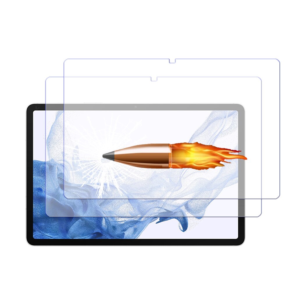 2Pcs Voor Samsung Tab S8 11 S8 + Plus 12.4 S8 Ultra 14.6 Gehard Glas Screen Protector Voor Samsung galaxy Tab S8 Beschermende Film