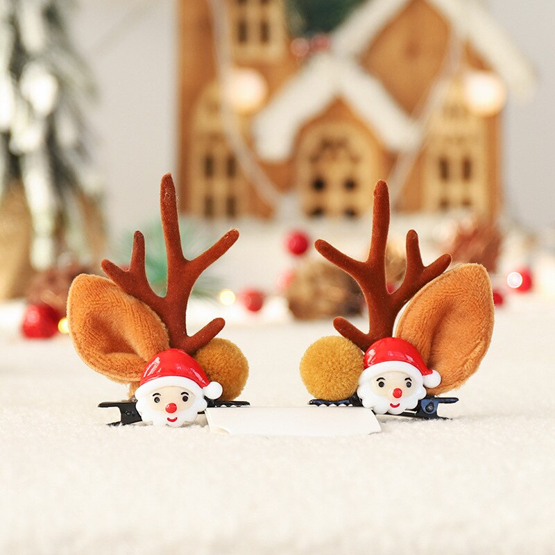 Cute Antlers Dog Cat Kid Hari Accessories Christmas Supplies for Pets Girls Santa Claus Puppy Mascotas Hairpin Hearwear: 16