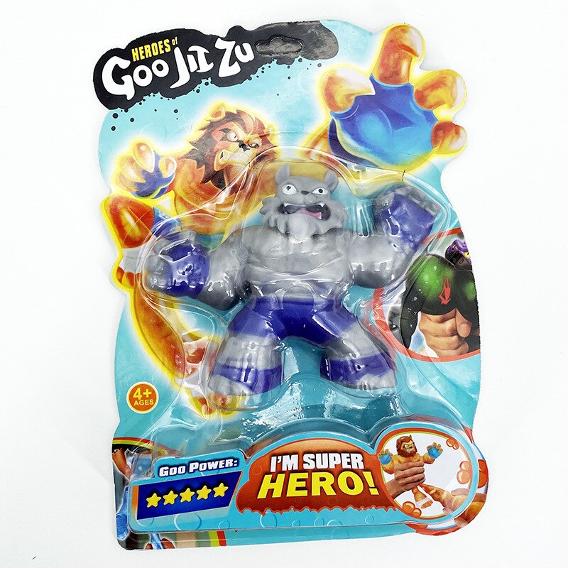 Caldo! Goo Jit Giochi Zu Super Heroes Squeeze Squishy Aumento Anti-Stress Giocattoli Figurine Da Collezione Bambole Morbide Per I Bambini Il Regalo