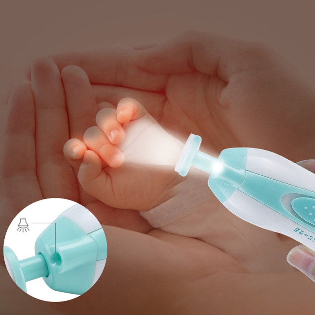 Pasgeboren Veiligheid Baby Elektrische Nail Clipper Cutter Trimmer Manicure Pedicure Clipper Cutter Schaar Kids Infant Nail Care