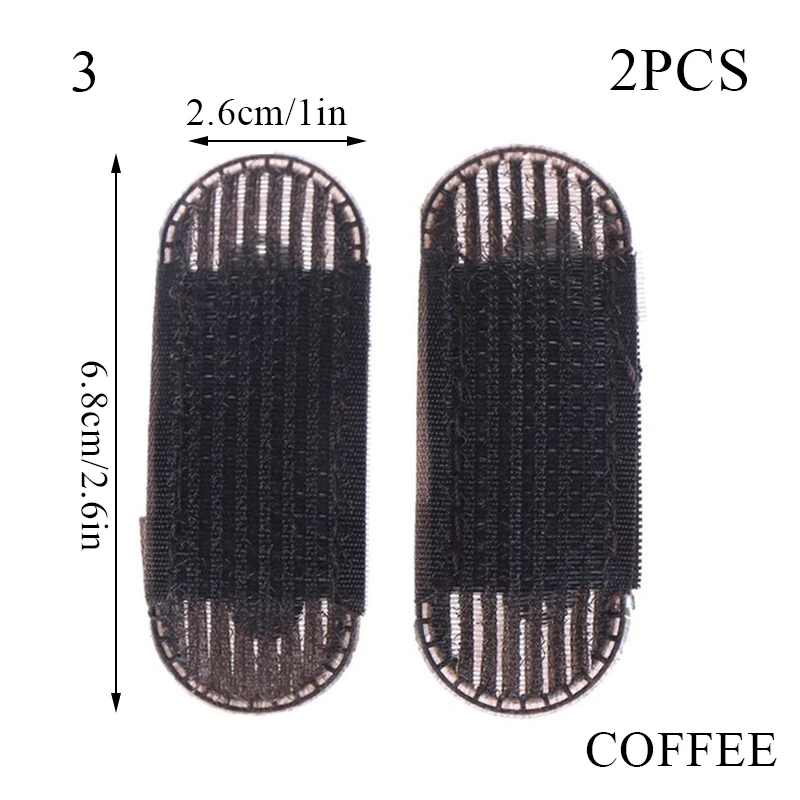 Almohadillas para el cabello esponjosas, flequillo publicado, cabeza de princesa, moño, Clip para el cabello esponjoso, pinzas para peinar el cabello, horquilla, tocados: Gris