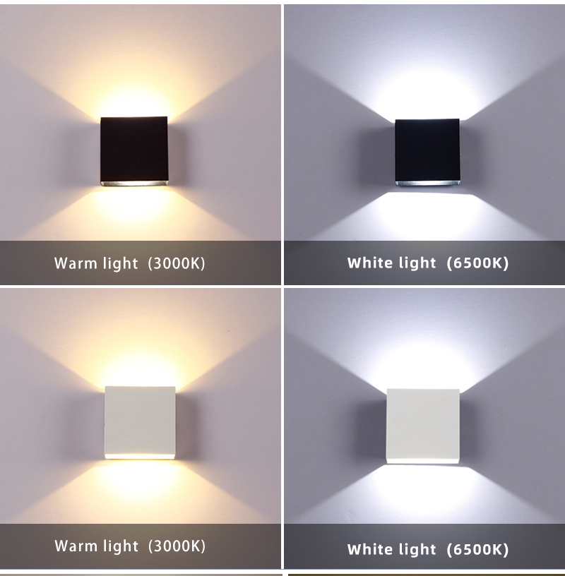 Ip65 Led Waterdichte Wandlampen 12W Indoor Verstelbare Muur Muur Binnenplaats Veranda Woonkamer Gang Slaapkamer Muur Schans