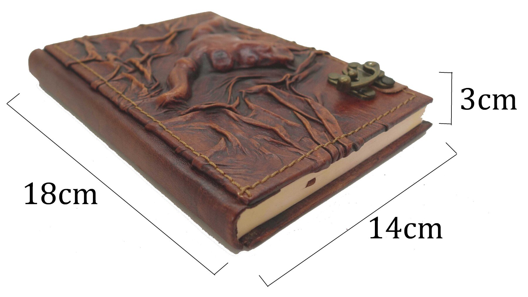 Notopelle 3 Size Leather Notebook-Viking