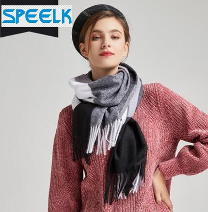 Spring/Winter Women Plaid Scarf Scarves Cashmere Shawls and Wraps Long Foulard Head scarves: 2