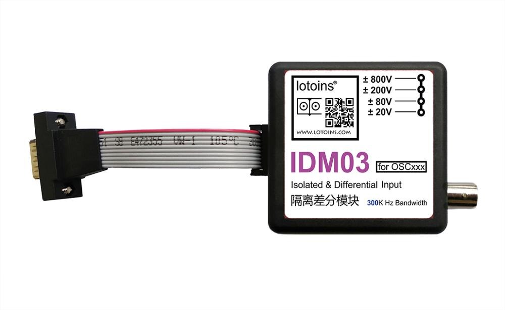 Módulo de aislamiento diferencial de osciloscopio, protección de voltaje, seguro, 800V, IDM01