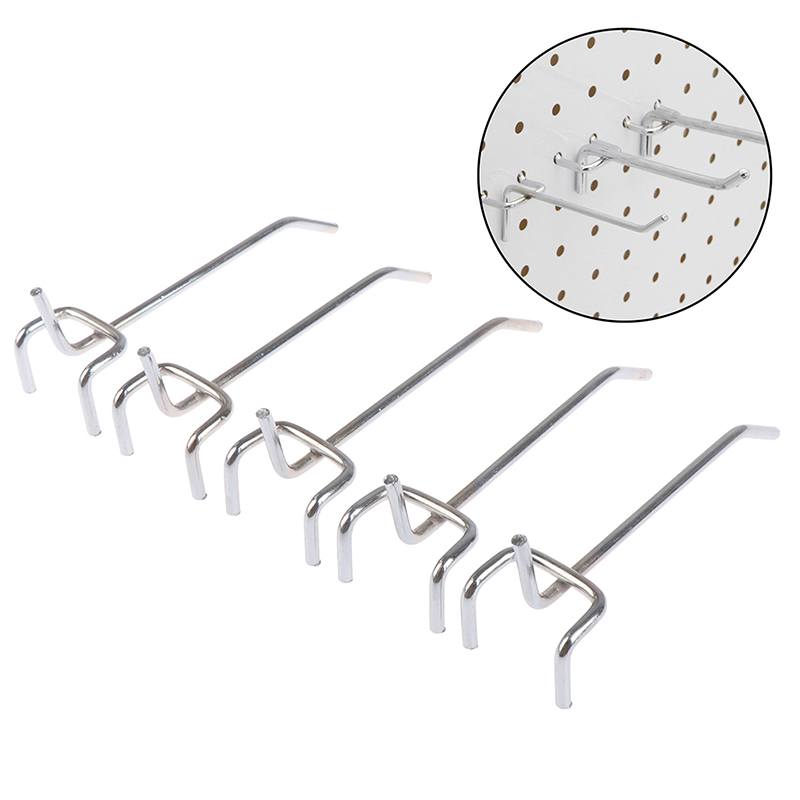 5 pièces panneau crochet perforé mur rangement Garage atelier fixation 10CM