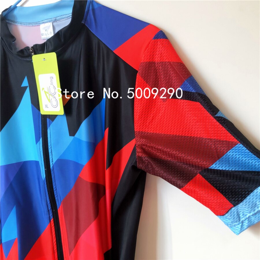 black red cycling skinsuit triathlon ropa ciclismo skin suit speedsuit jumpsuit