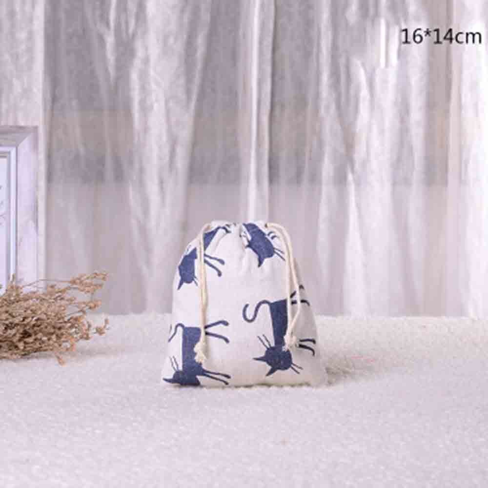 Handgemaakte Katoenen Linnen Opslag Pakket Tas Tasje Kleine Portemonnee Reizen Vrouwen Kleine Doek Bag Pouch: S3