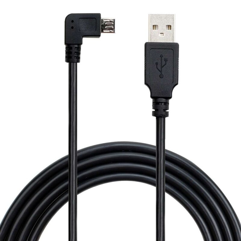 for Android Fast Charger Charging Data Line USB Cable 1.8Meter Mini Cable Band 90 Degrees Elbow: Default Title
