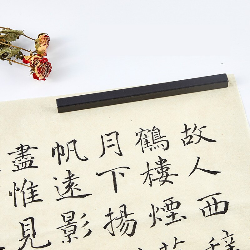 Simple Metal Paperweight Portable Small Black ABS Paperweight Beginner Paper Weight Chinese Calligraphy Paper Pressing Tools