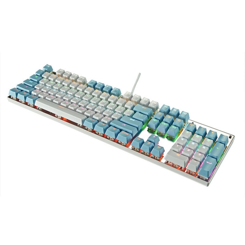 4 In 1 3 In 1 Mechanical Gaming Keyboard and Mouse Mixed Color Backlit Real Mechanical Keyboard Mouse Headphone for PC Gamer: SMT3C478Blue