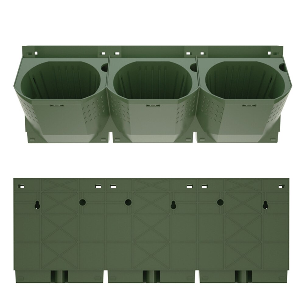 1 PC Garden Stackable Vertical Garden Pots Wall Planter Living Background For Office Outdoor Mall Indoor Living Hall Balcony