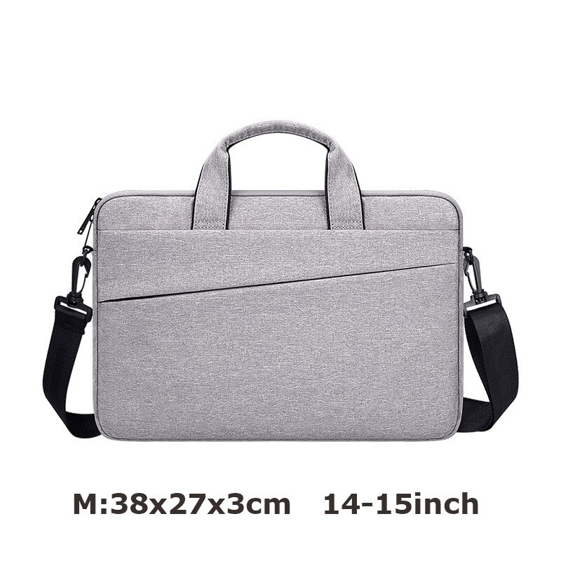 Funda impermeable para ordenador portátil, maletín de 13,3, 14, 15,6 pulgadas, bolsa de hombro para Macbook Pro, Acer, Xiaomi, Lenovo ho, Asus: 3-M