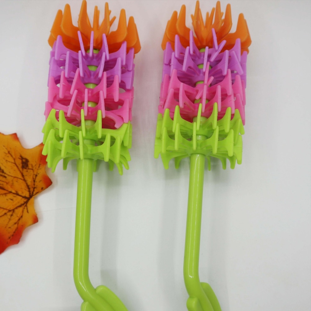 Silicone Baby Milk Feeding Bottle Brush Cleaner 360 Degree Rotation Washing Tool