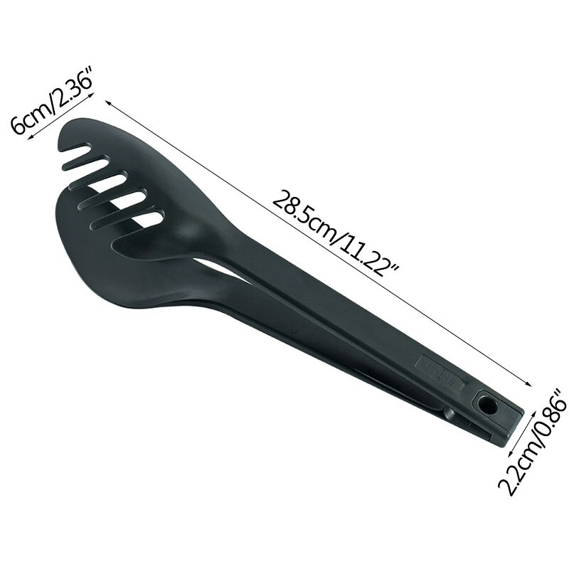 Pinzas de comida de Material para PC, cuchara para ensalada, accesorios para hornear, artículos para el hogar, utensilios de cocina, pinzas para pan
