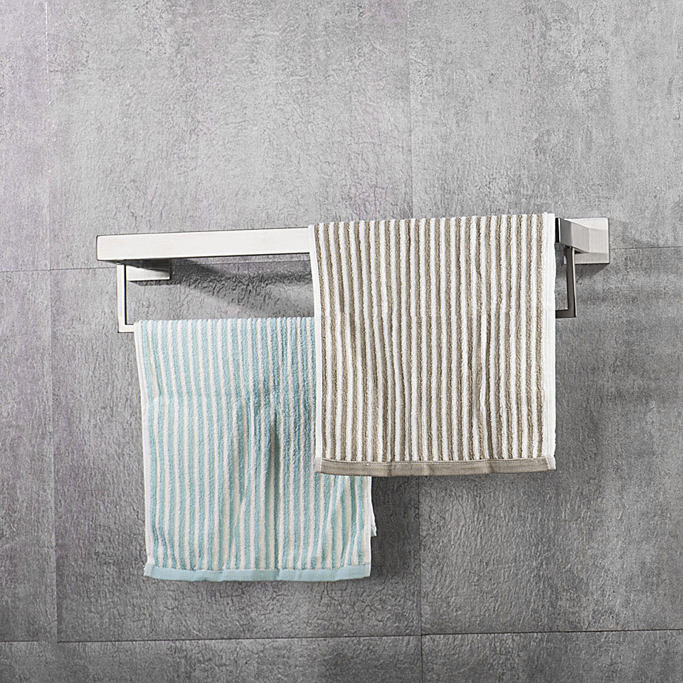 Stainless Steel Bathroom Hardware Kit Brushed Nickel Towel Rack Toilet Paper Holder Towel Bar Hook Bathroom Accessories