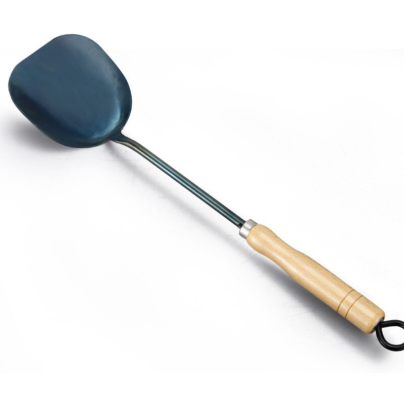 Cuillère à friture pour beignets, huile, Baba, cuillère en fer Durable, Portable, fer à la main, antiadhésif, louche, Wok, spatule pour aliments: 1 pcs2