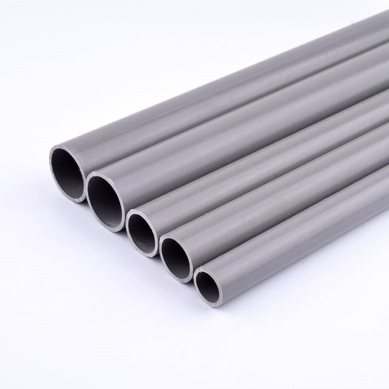 2pcs Length 50cm Outer Diameter 20~63mm PVC Grey Pipe Aquarium Fish Tank Tube Garden Irrigation Watering Fittings 50cm Long