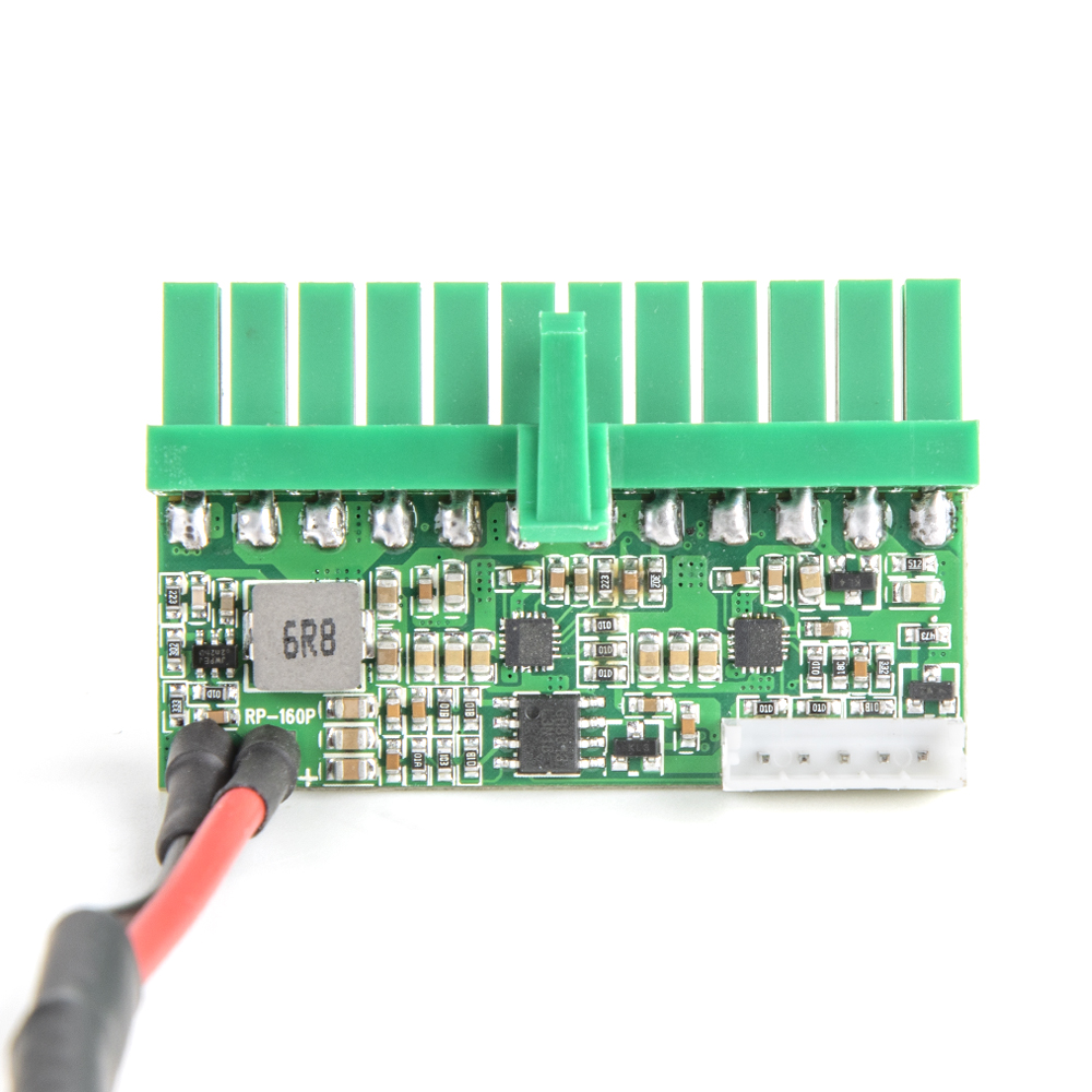 RGEEK DC 12V 160W 24Pin ATX Connect with Motherboard Mini ITX Power Supply Pcio PSU Module for PC Gamer Computer