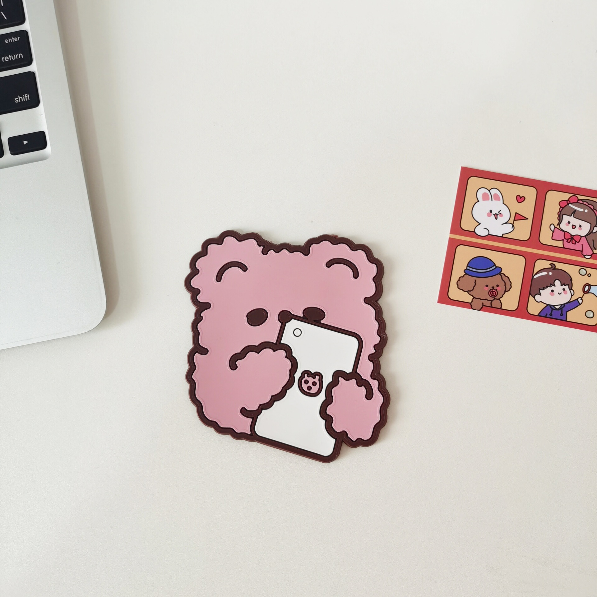 Kreatywny słodki kociak ustawienie stołu wodoodporna izolacja cieplna antypoślizgowa podkładka strąk naczynia kreskówka kawa z mlekiem podstawka na zastawa stołowa robić kuchni: niedźwiedź A