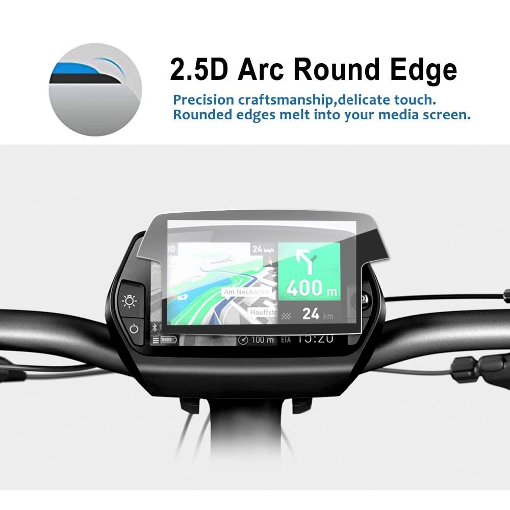 Ruiya Gehard Glas Screen Protector Voor Bosch Nyon Fiets Navigatie Display Anti-Scratch & Anti-Slijtage Bescherming Accessoires