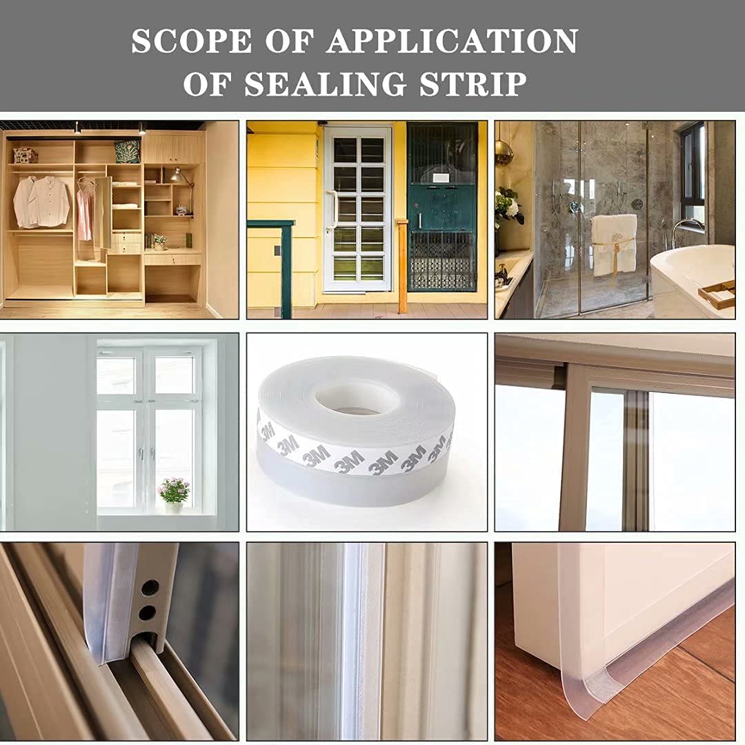 5M Seal Strip Zelfklevende Instaplijsten Weer Strip Siliconen Geluidsisolatie Venster Seal Anti Draft Stof Insect Deur Seal strip