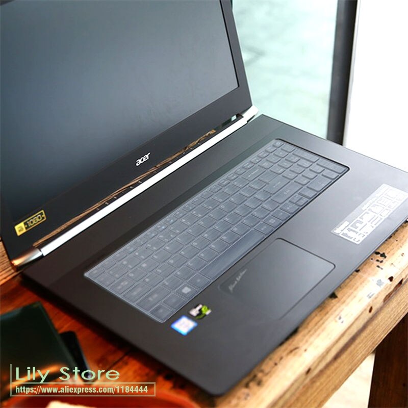 15 cal klawiatura obudowa ochronna skóry dla Acer Aspire 5830 5830T 5951G VN7-791G V3-572G/571G/551G/771G/731G 5951G 5950G V3-571: transparent
