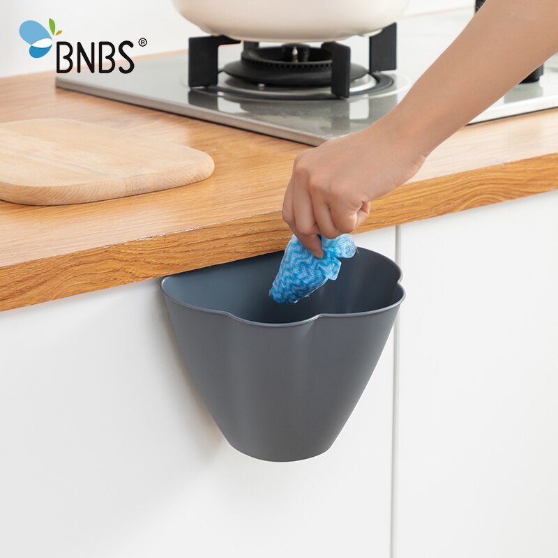 Kitchen Cabinet Door Bucket Garbage Basket Drawer Trash Can Recycle Bin Kitchen Supplies Small Hanging Dustbin Wastebasket