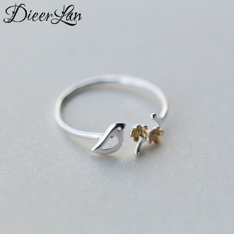 Vintage Vogel Ringen Voor Vrouwen Bijoux Vrouwelijke Maat Verstelbaar Vinger Ringen Anillos