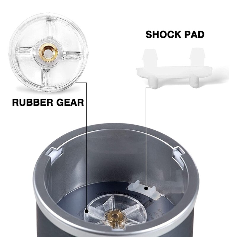 13 Blender Replacement Parts Compatible with Magic MB1001 250W Blender