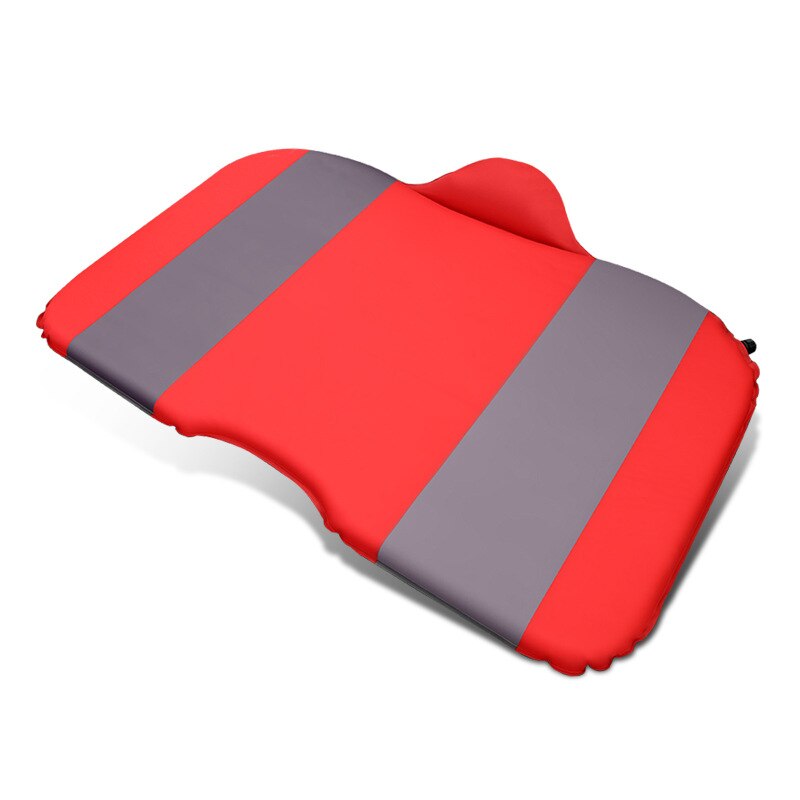 Car inflatable bed car supplies sleeping pad Rear Seat air bed travel Outdoor Car Accessories Camping Mat Cushion camping bed: Red