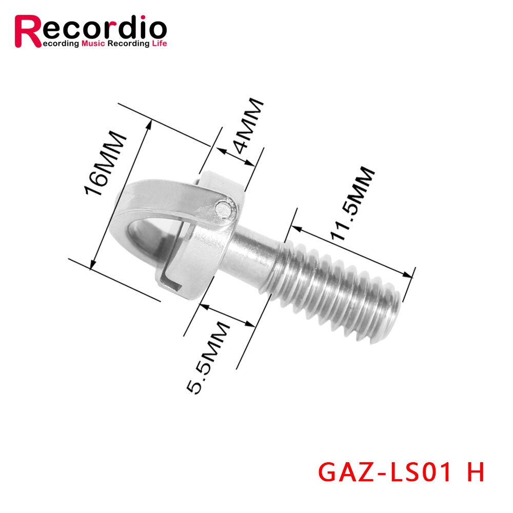 GAZ-LS01 B 3/8 Female Naar 5/8 "Buitendraad Convert Schroef Adapter Weer Microfoon Stand Houder Mic Opname Studio: GAZ-LS01 H