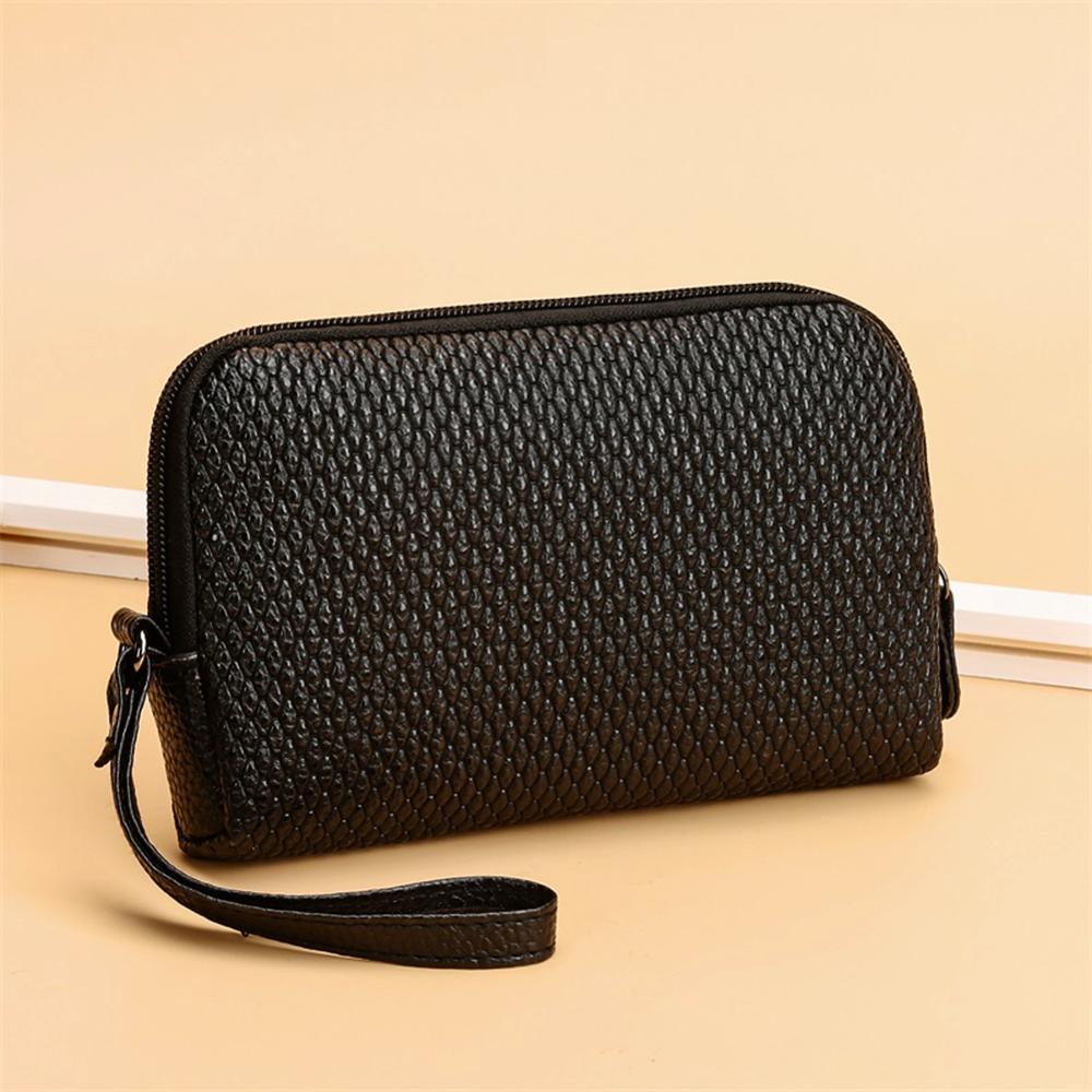 Vintage Women Mini Clutch Handbags Coin Phone Holder Pouch Ladies Zipper PU Leather Day Clutches