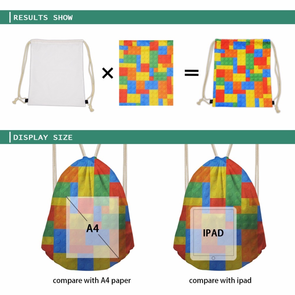 Flicka pojkar dragsko väska lejon i rymden tryck flickor män kvinnor mini canvas ryggsäck mochila skoväskor för resor damer