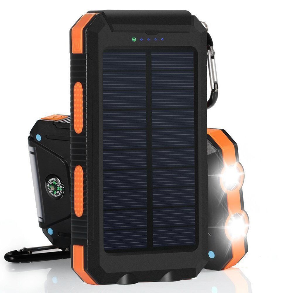 Waterdichte Led Licht 1.5W 5V 2.1A 1A Dual Usb Diy Solar Power Bank Case Kits Batterij Oplader Externe box Accessoires