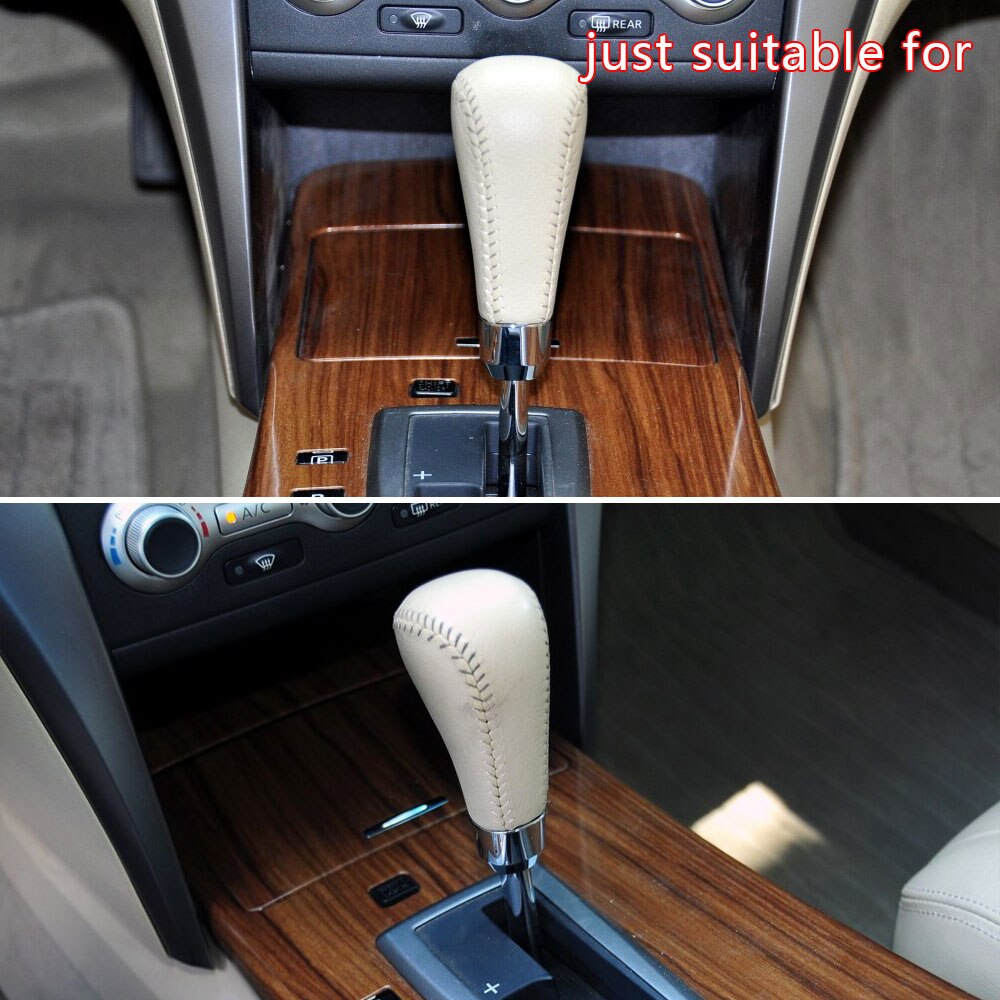 Tapa de palanca de cambios para coche, de cuero PU para Nissan TEANA Murano , tapa de pomo de cambio de marchas, palanca de cambio de marchas, accesorios para coche