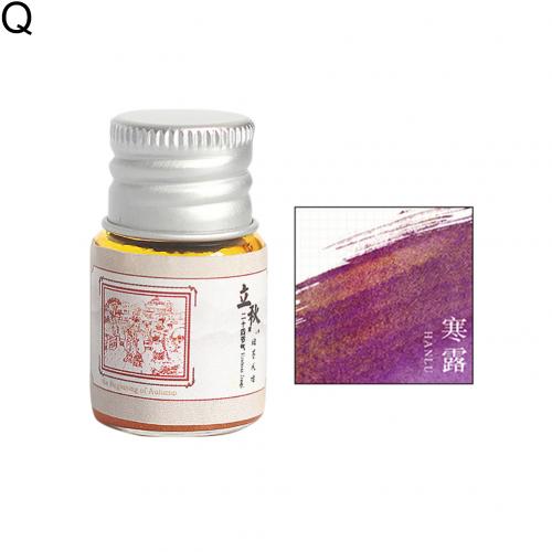 Fountain Pen Ink 5ML 24 Colors Calligraphy Writing Painting Fountain Pen Ink with Glitter Powder: Q
