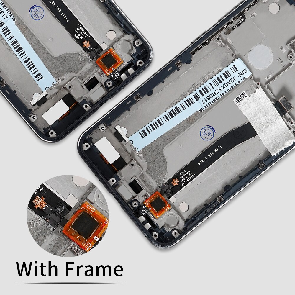 5.5 "LCD d'origine pour Asus ZenFone 3 ZE552KL LCD écran tactile avec cadre numériseur assemblée Z012D Z012DC Z012DA affichage
