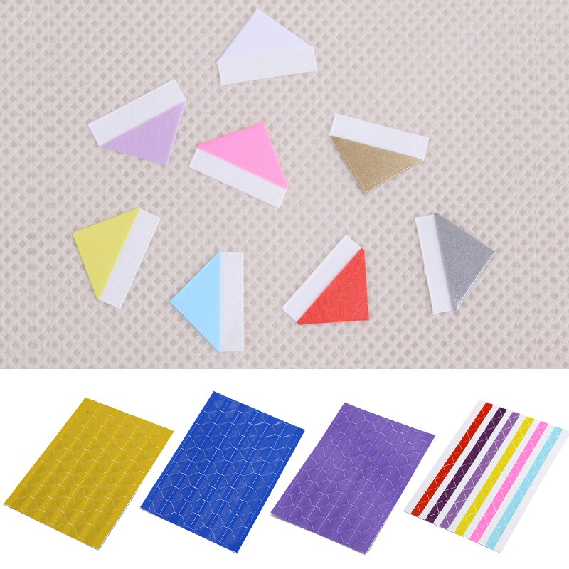 102Pcs/Sheet Pvc Foto Ablum Hoek Stickers Diy Hoek Scrapbook Papier Fotoalbums Frame Foto Decoratieve